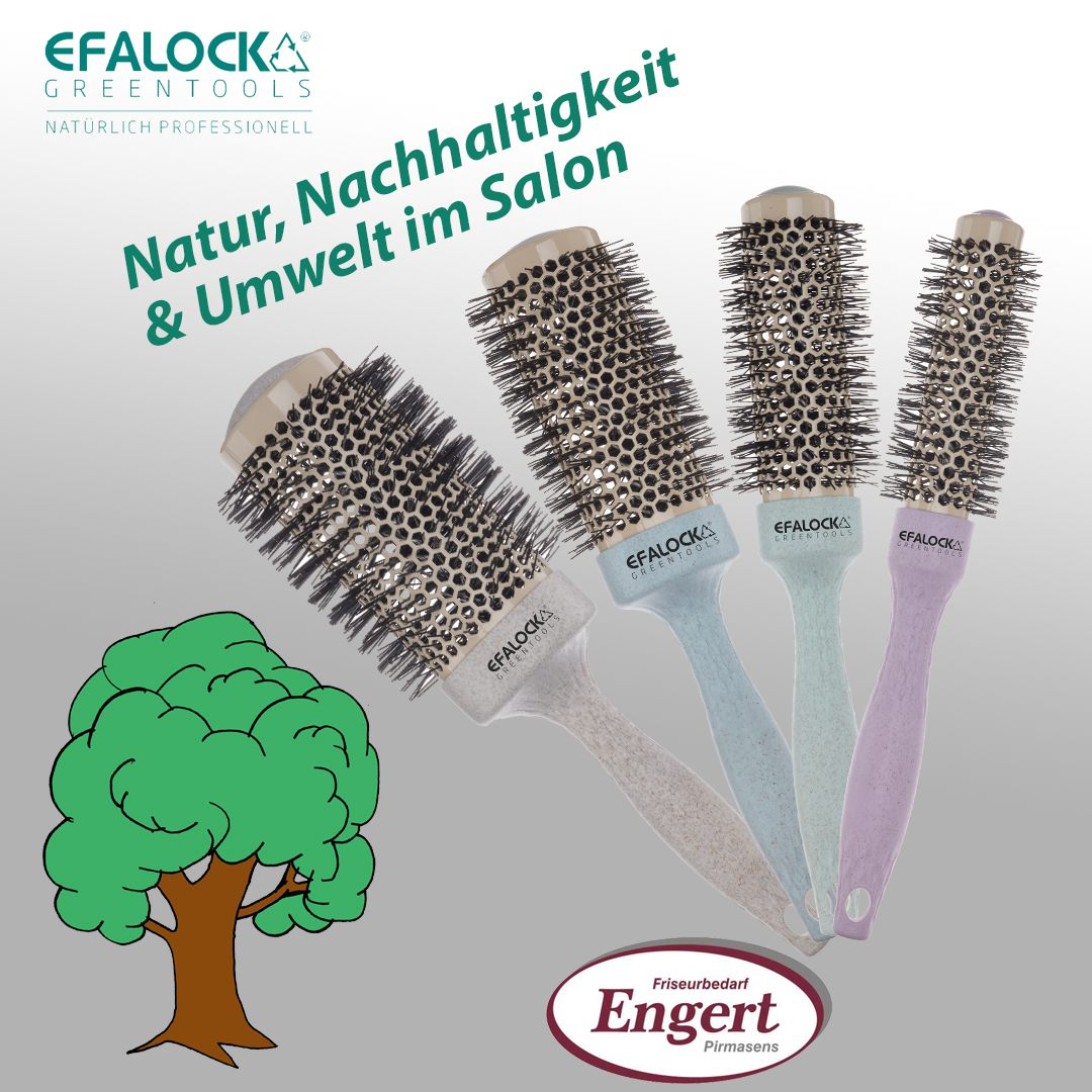 Efalock Green Tools – Professionelle Bürsten für den nachhaltigen Salon Friseurbedarf Engert